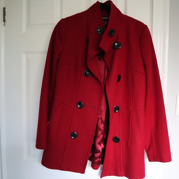 Gorgeous red wool coat, RW&Co - Picture 5 of 6